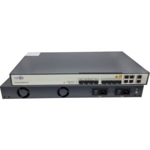 FIBRSOL 4 Port GPON OLT FS-4G-2X-GPON-L3 DP with 4 PON SFP