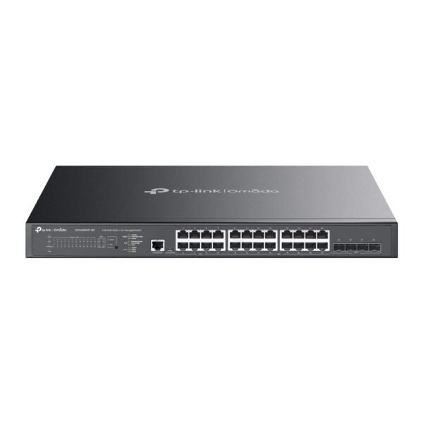 TP Link TL-SG3428XPP-M2 JetStream 24-Port 2.5GBASE-T and 4-Port 10GE SFP+ L2+ Managed Switch with 16-Port PoE+ & 8-Port PoE++ - Image 2