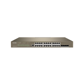 Tenda TEG5328XP-24-410W L3 Managed PoE Switch With 4-Port 10G SFP+