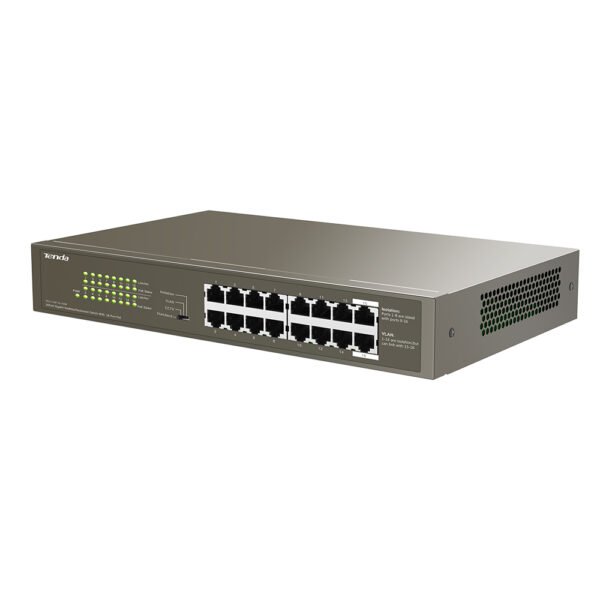Tenda TEG1116P-16-150W 1000M  PoE 16-Port Ethernet Switch - Image 3