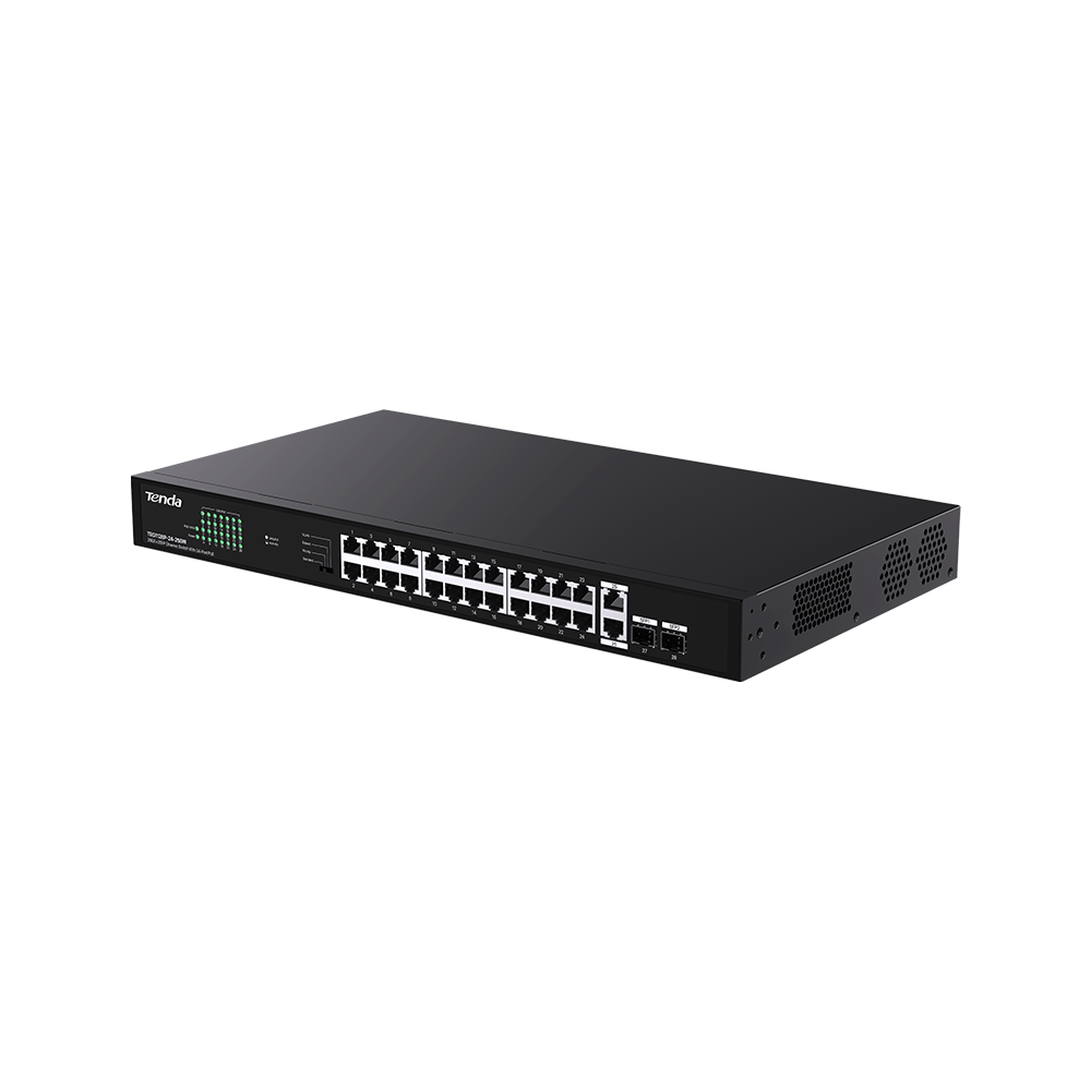Tenda TEG1128P-24-250W 26GE+2SFP Ethernet Switch - Image 3