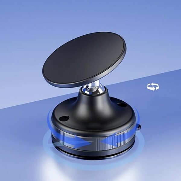 Vacuum Magnetic Suction Phone Holder – Foldable, Portable Phone Mount - Image 4