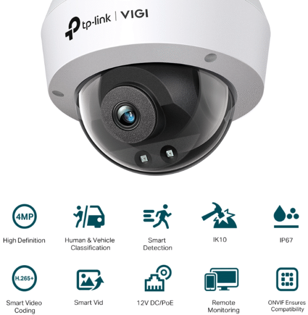 CCTV - Camera Tp-link VIGI C240I 4mm 4MP - Image 3