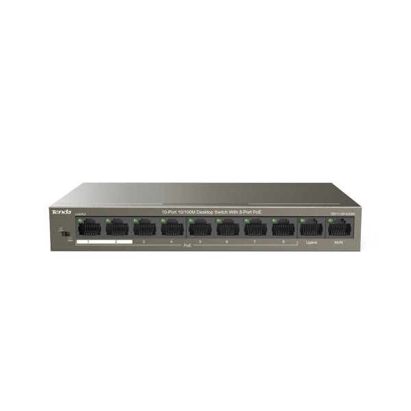 Tenda TEF1110P-8-63W 10-Port 10/100M Desktop Switch