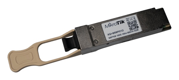 Mikrotik SFP XQ+85MP01D | 100G QSFP28 MM Module | 100m MPO for CCR2216/CRS504