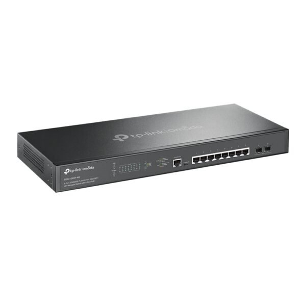 TP-Link TL-SG3210XHP-M2 JetStream 8-Port 2.5GBASE-T and 2-Port 10GE SFP+ L2+ Managed Switch with 8-Port PoE+ - Image 4