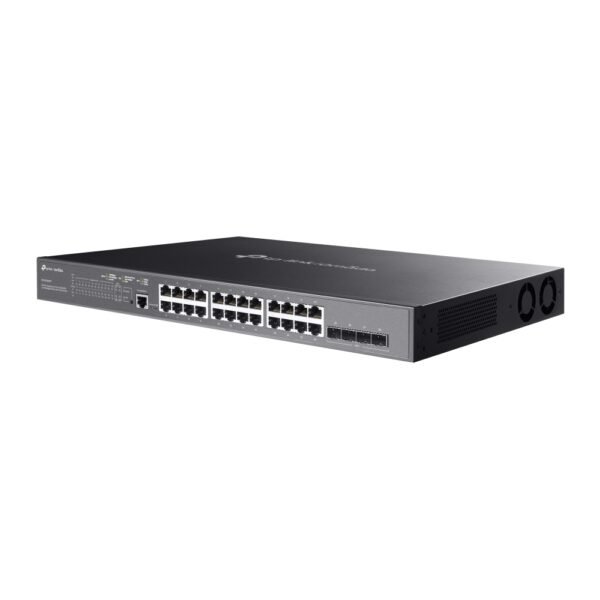 TP-Link TL-SG3428XMP JetStream 24-Port Gigabit POE+ and 4 Port 10GE SFP+ L2+ Managed Switch (384W) - Image 4