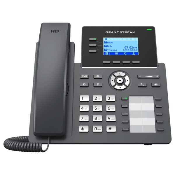 Grandstream Landline GRP2604P | PoE-Enabled Triple-Line IP Phone for Business - Image 4