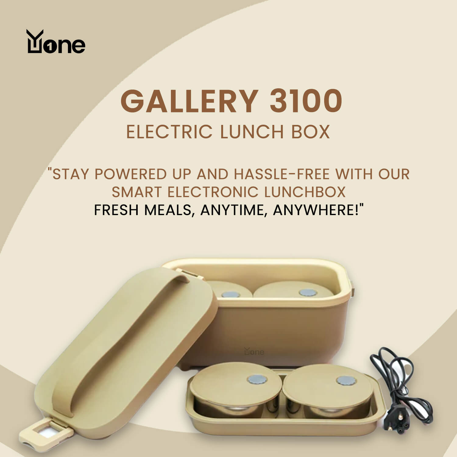 YuOne Gallery 3100 Electric Lunch Box - Image 3