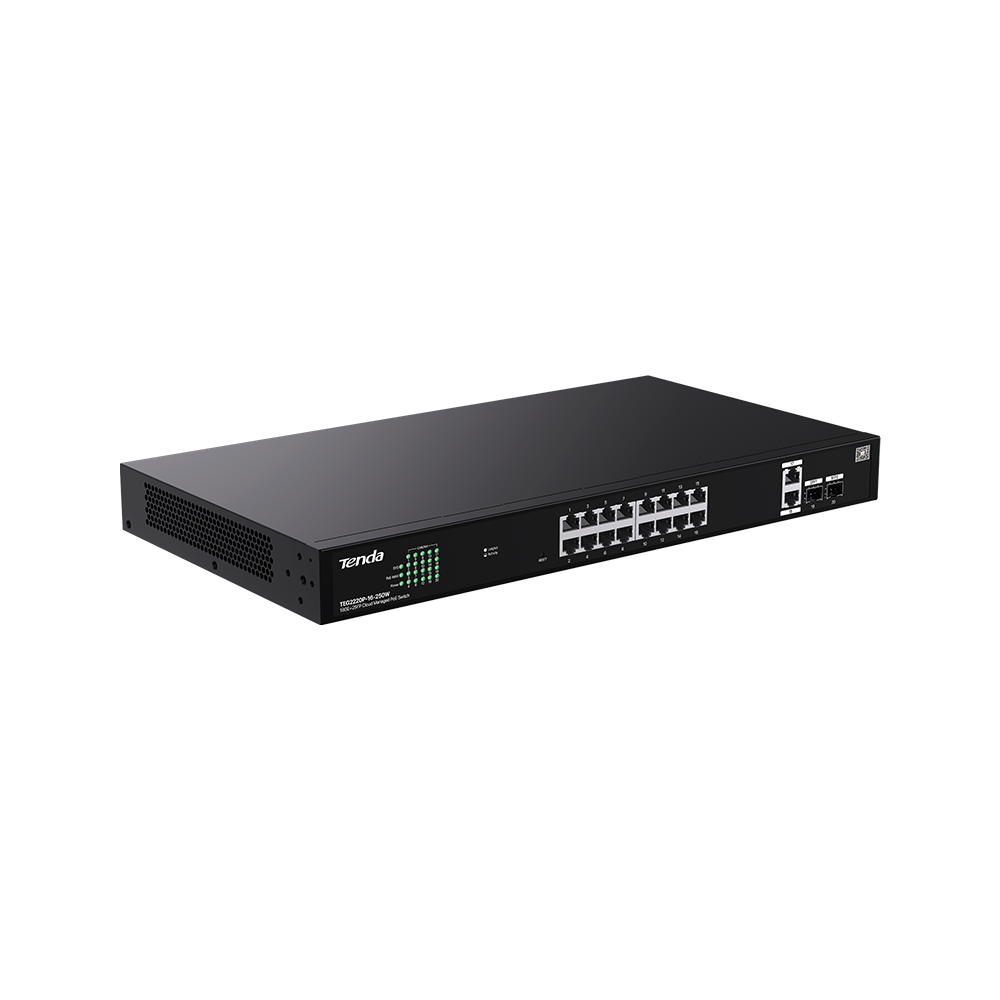 Tenda TEG2220P-16-250W 18GE+2SFP Cloud Managed PoE Switch - Image 4