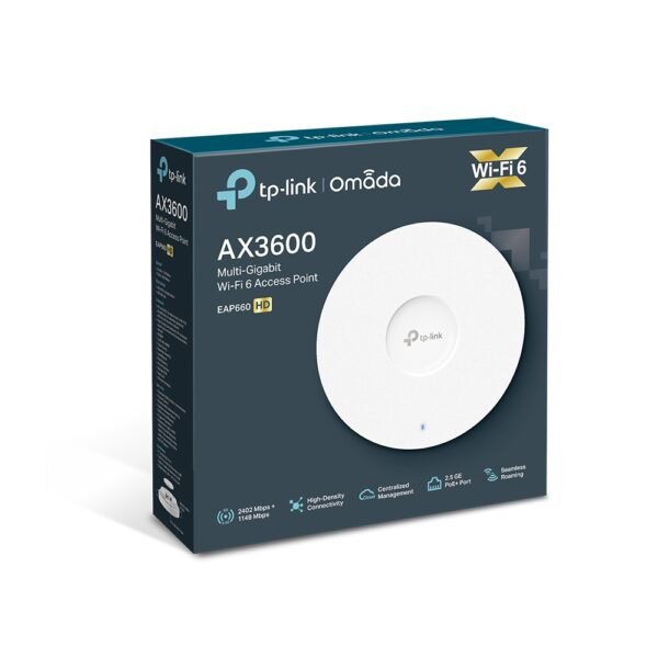 TP-Link EAP660 HD AX3600 Wireless Dual Band Multi-Gigabit Ceiling Mount Access Point - Image 7