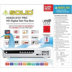 ANDROID TV BOX SOLID HDS2X-8181