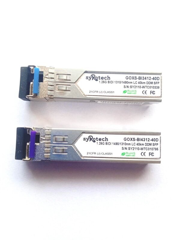 SFP Syrotech GOXS-BI3412-40D &amp 1.25G - Image 2