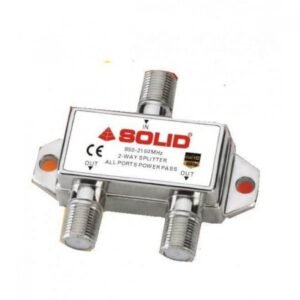 CABLE TV 2WAY SPLLITER SOLID 2 Way Power Pass Splitter