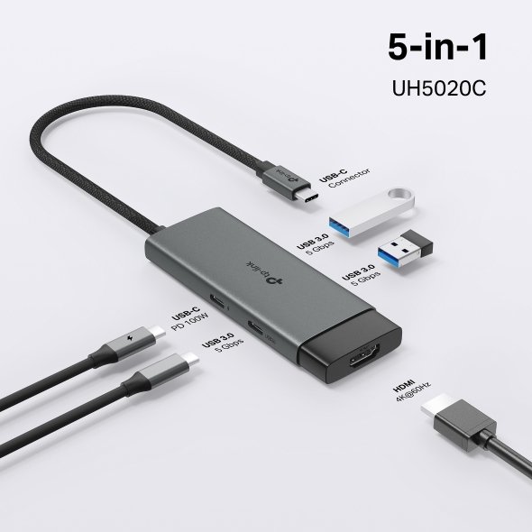 USB Type-C TP-Link UH5020C New USB Type-C 5 in 1 Hub - Image 11