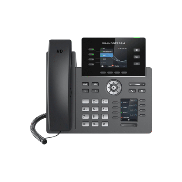 Grandstream Landline GRP2614 – 4-Line Carrier-Grade IP Phone with Wi-Fi, PoE & Bluetooth