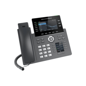 Grandstream Landline Phone  GRP2616 – 6-Line Professional IP Phone with Dual Displays, Wi-Fi & Bluetooth
