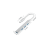 INSPIRE 4-in-1 Portable USB C Hub – 1 USB 3.0 + 3 USB 2.0 Ports