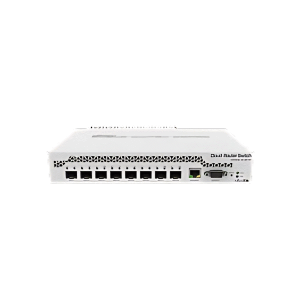 MIKROTIK SWITCH CRS309-1G-8S+IN | 8x 10G SFP+ Ports & 1x Gigabit Ethernet Desktop Switch with Dual Boot & Passive Cooling