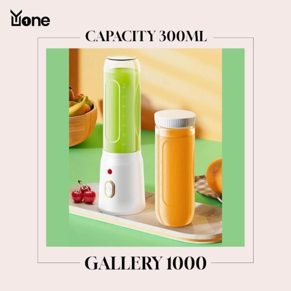 YuOne Gallery 1000 USB rechargeable mini juicer - Image 4