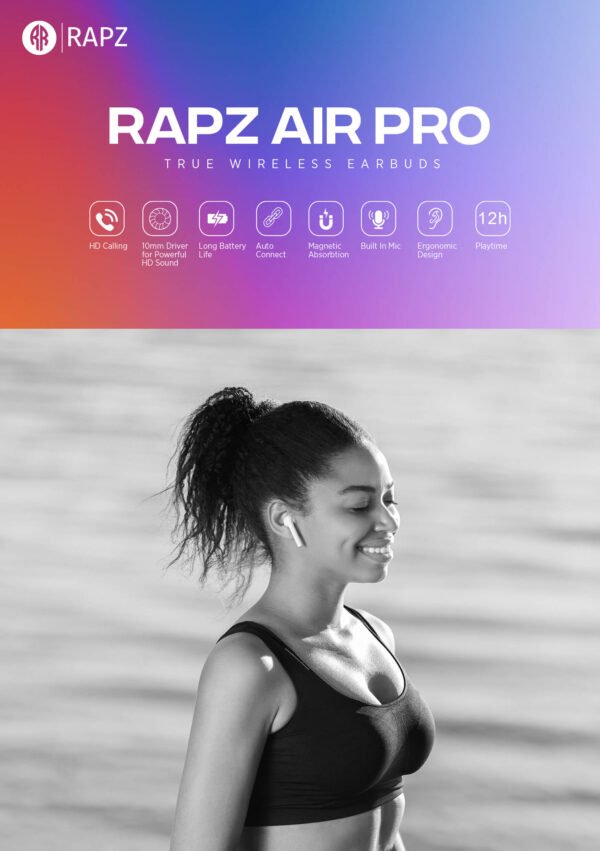 RAPZ Air Pro True Wireless Earbuds - Image 4