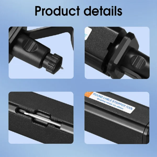 Fiber Optical Stripper Tool – 19–40MM Longitudinal & Transverse Cable Opener - Image 5