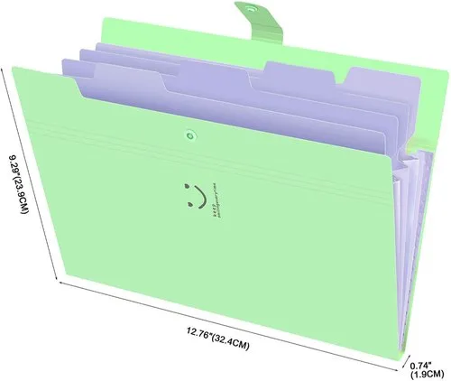 Techtest Presentation Folder A4 with 5 Pockets – Plastic - Image 3