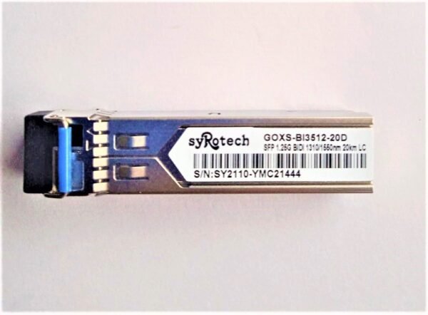 Syrotech SFP BIDI 1.25G -GOXS Bi3512-20D andGOXS-Bi5312-20D-(Pair) - Image 3