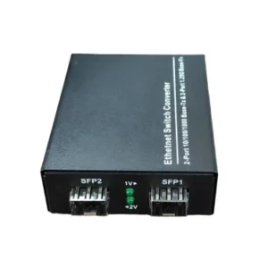 TRICOM Fiber Switch 2 SFP 2 Rj45 - 10/100/1000Mbps-Ethernet Media Converter