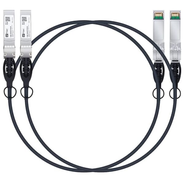 Optilink SFP 10G SFP+ DAC Cable – 1m Passive Twinax Cable for 10G SFP+ Ports (2 Pack)