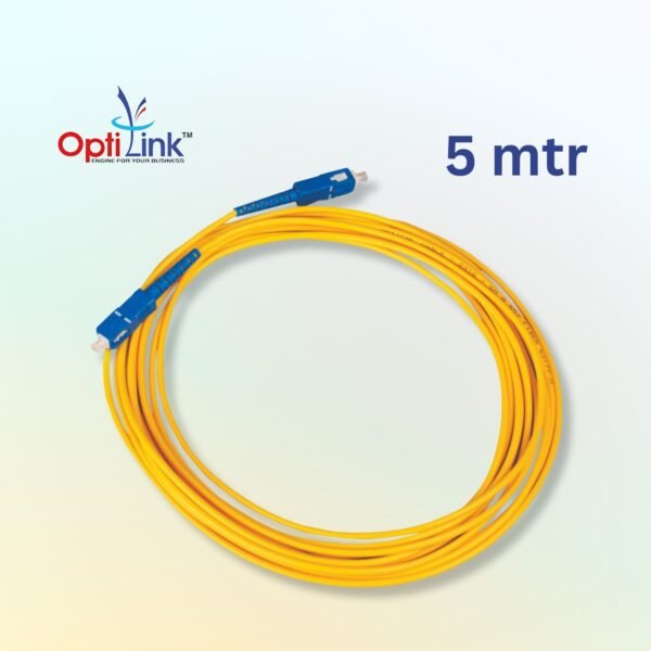 Optilink PATCH CORD OP-FIB SC/UPC-SC/UPC SIMPLEX-SM-3.0mm-PC-5mtr (A2 TYPE)