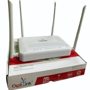 OptiLink OP-XONT 71110AC-WV (2GE+WIFI-4 ANTENNA-2.4GHz/5GHz-1200Mbps) 128Mbps