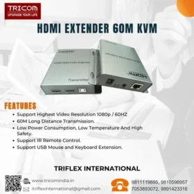 TRICOM HDMI EXTENDER 60 Meter KVM (USB PORT)