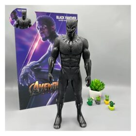 Black Panther Action Figure, Marvel Avengers Superhero Collectible Toy, Black Big Size 30CM