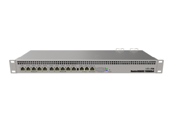 Mikrotik RB1100AHx4 | High-Performance 1U Rackmount Router with 13 Gigabit Ports