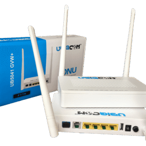 UBIQCOM 1GE + 3FE + 1 POTS + WIFI UB5041 GVW+ Single Band XPON ONU