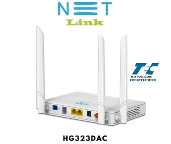 NETLINK GPON ONT 2GE+1POTS+ac WIFI (HG323DAC 256RAM)