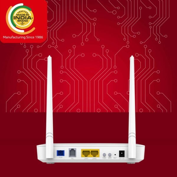 Digisol XPON ONU DG-GR1321 – 300Mbps Wi-Fi Router with 1 PON, 1 GE & 1 FE Port, 1 FXS Port - Image 3