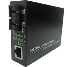 TRICOM Giga Fiber Media converter Single Mode Dual Fiber 20KM