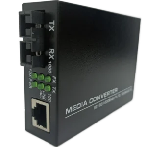 TRICOM Giga Fiber Media converter Single Mode Dual Fiber 20KM