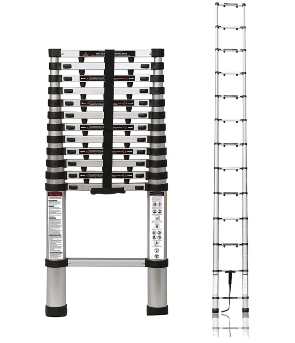 Telescopic Finger Protect Aluminium Ladder 5.0m (17.6 feet)