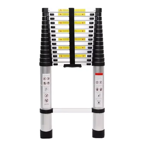 Telescopic Stainless Steel Ladder 4.42 m (14.5 Ft) 15 Step