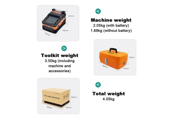 Signal Fire AI-5 Optical Fiber Fusion Splicer