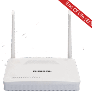 Digisol DG-GR4342L – GPON/GEPON ONU 300Mbps Wi-Fi Router with 1 PON, 1 GE Port, 3 FE Port & 2 FXS Port