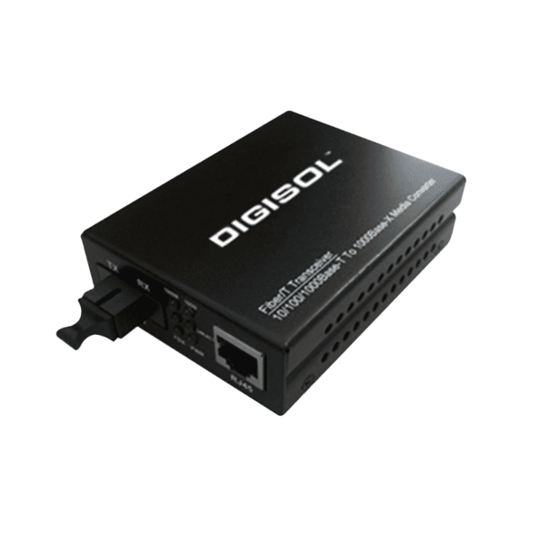 Digisol DG-MC6123P – 1000Base-FX 802.3af/at PoE Media Converter