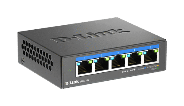 D-LINK DMS-105 5-Port 2.5G Multi-Gigabit Desktop Switch - Image 5