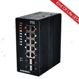 Digisol DG-IS4514HP – L2-Managed Din-Rail Industrial Ethernet Switch