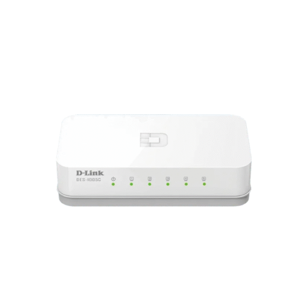 D-Link DES-1005C 5-Port 10/100 Mbps Unmanaged Desktop Switch