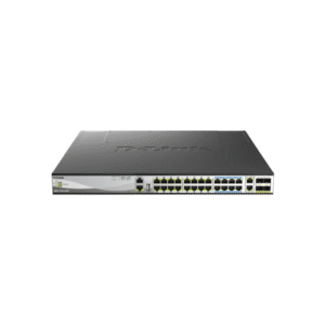 D-Link DMS-3130-30PS 30-Port Layer 3 Stackable Multi-Gigabit Managed PoE Switch