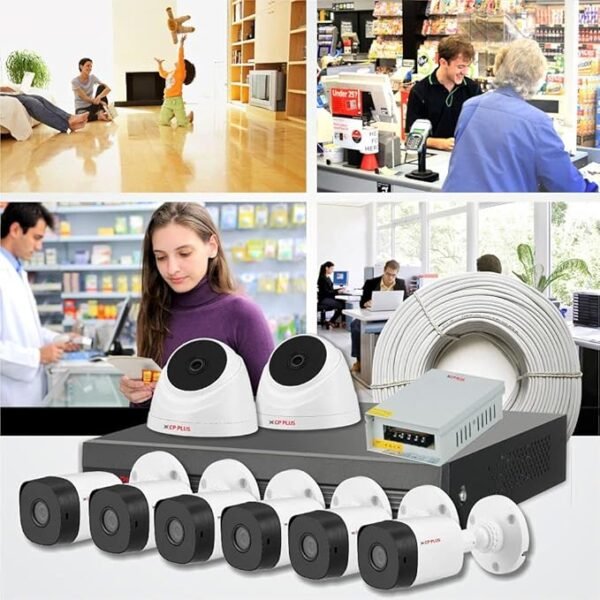 CP PLUS CP-UCK-TD62N-B1 2.4MP HD CCTV Kit